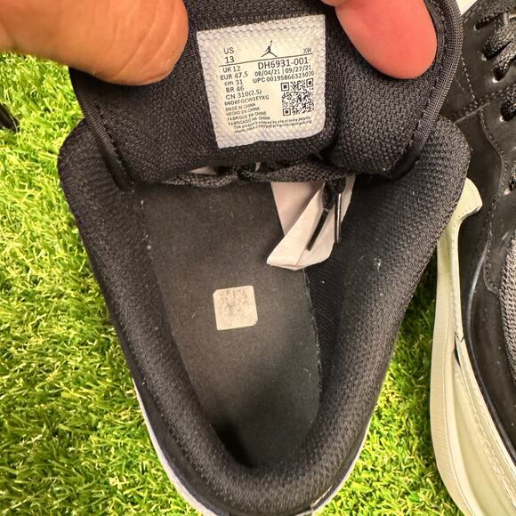 Size 13 | Air Jordan 1 Low SE 'Diamond' DH6931-001 - Picture 5 of 9